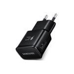 Samsung Chargeur Secteur pour Smartphone Universel USB-A Fast Charge 15W Noir