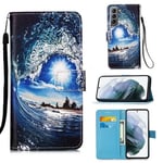 Samsung Galaxy S21      Designer PU Case      SeaWave