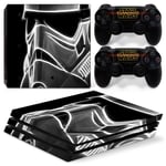 Kit De Autocollants Skin Decal Pour Console De Jeu Ps4 Pro Contr?Leur Ma?Tre Complet Star Wars, T1tn-P4pro-0052