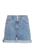 Plus Crv Mom Short Tommy Jeans Blue