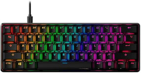 Alloy Origins 60 - Clavier de jeu mécanique - Format ultra-compact 60% - Interrupteur Aqua (Tactile) - Touches Double shot PBT - Rétro-éclairage RGB LED