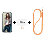 Boom Google Pixel 5 Skal med Halsband - Orange