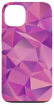 Coque pour iPhone 13 Simple Abstrait Violet Abstrait Triangle