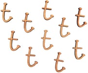 Country Love Crafts Letter T Wooden Craft Blank, Light Brown