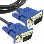 Low Smoke LSZH 15 Pin VGA Lead for Monitor/PC/Laptop/TV Cable  3m