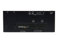 StarTech.com Switch Matrice HDMI 2x2 avec Commutation Automatique et Prioritaire - Boîtier de Partage / Matrice HDMI 2x2 - 1080p - Commutateur vidéo/audio - de bureau - pour P/N: SVA12M2NEUA...