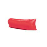 Uppblåsbar soffa Utomhus Bärbar Lazy Uppblåsbar soffa Vatten Beach Grass Park Air Bed red