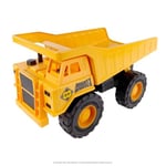 Mighty Wheels Large Steel Super Dump Truck, 16-Inch/40 cm, Free-Wheeling Construction Toy with Movable Tipping Bed, Ideal Digger Toys for 3 Year Old Boys and Up