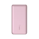 Belkin 10K USB-A and USB-C 15W Power Bank - Pink