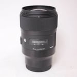 Sigma Used 35mm f/1.4 DG HSM Art Lens Sony E