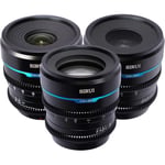 Sirui Cine Lens Nightwalker S35 Kit 24/35/55mm