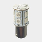 1852-Marine 1852 LED-lanternlampa BAY15D Ø19x43mm 10-36Vdc röd, 2 st