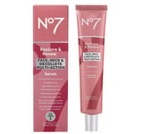 No7 Restore & Renew Face, Neck and Multi Action Serum 50ml New