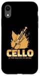 iPhone XR Cello Instrument Funny Playing Musical Lesson Case