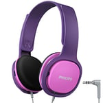 PHILIPS SHK2000 Over Ear Kids Headphones, 85dB Volume Limit, Noise Isolating, Soft Ear Pads, Ergonomic Headband (Pink)
