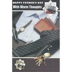 Happy Father's Day With warm Thoughts New Greeting card