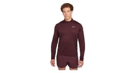 Haut 1 2 zip nike pacer rouge homme