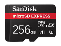 Sandisk Express - Flashhukommelseskort - 256 Gb - Microsdxc Uhs-I