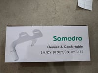 SAMODRA Ultra-Slim Cold Water Bidet, Classic 7.0 Bidet Toilet Seat UK Attachment