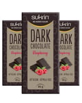 Funksjonell Mat Sukrin Dark Chocolate Raspberry 3x85g