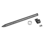 Lenovo Active Pen 2 - Stylet actif - 3 boutons - Bluetooth - gris - pour ThinkPad L13 Gen 3; L13 Yoga Gen 3; P1 Gen 5; X1 Extreme Gen 5; X13 Yoga Gen 3