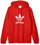 Adidas Trefoil Hoodie Sweatshirt - Lush Red, M