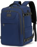 LYNXCHER Bagage Cabine-40x20x25-pour Ryanair-Sac à Dos Voyage Cabine Avion sous Siège Bagage à Main Petit Sac à Dos 20 L pour Femme Homme Ordinateur Portable 14 Pouces Bleu Foncé