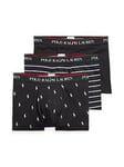 Polo Ralph Lauren 3 Pack Stretch Cotton Trunks - Multi, Multi, Size S, Men