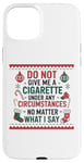 iPhone 15 Plus Funny Christmas Holiday Quitting Bad Habits Design Case