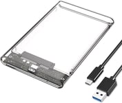 Kiintolevykotelo HDD 2,5" SATA, USB 3.1