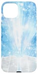 iPhone 15 Plus Catholicism Open Bible Rays Spiritual Divine Case