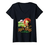 Womens Killer Klowns from Outer Space Pretty Big Shoes To Fill Logo V-Neck T-Shirt