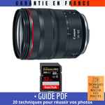 Canon RF 24-105 mm f/4L IS USM + 1 SanDisk 32GB Extreme PRO UHS-II 300 MB/s + Guide PDF '20 TECHNIQUES POUR RÉUSSIR VOS PHOTOS