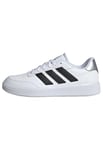 adidas Femme Courtblock Shoes, Cloud White/Core Black/Silver, 37 1/3