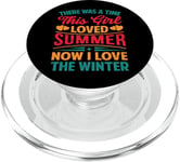 There Was A Time This Girl Loved Summer - Winter PopSockets PopGrip for MagSafe