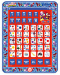 Lexibook JCPAD002SPi3 Spidey and His Amazing Friends Spider-Man Tablette bilingue pour apprendre les lettres de l'alphabet, les chiffres, les mots, l'orthographe et la musique, anglais/allemand, bleu,