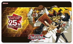 Konami Yu-Gi-Oh! Jcc - Accessoire Yugi & Kaiba Quarter Century Tapis De Jeu