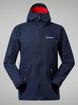 Berghaus Mens Deluge Pro 2.0 Shell Jacket - Blue, Blue, Size M, Men