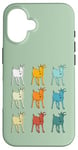 Coque pour iPhone 16 Goat Lover Farm Animals Retro Glitch Goats