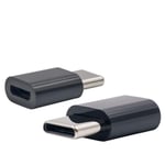 INECK® USB Type-C mâle vers Micro USB femelle Connecteur pour Samsung Galaxy S9/S9 Plus/S8/S8+/A3 2017/A5 2017/A8 2018, Huawei P10/P10 Plus/P9/P9 Plus/Honor 9/8, LG G6/G5, Asus Zenfone 5/4/3, Nexus 6P/5X, Oneplus 2/3/5, etc