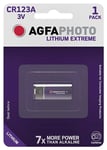 Agfa CR123a Lithium 3v Battery for Cameras #006056  (UK Stock)  BNIP Super Fresh