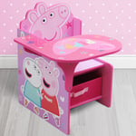 Peppa Pig Chair and Desk with Storage Bin Pink