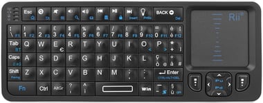 Mini I6 Sans Fil + Bluetooth + Ir (Disposition Italienne) - Mini Clavier R?tro?clair? Avec Pav? Tactile, Compatible Avec Smart Tv, Tv Box, Tablette, Smartphone, Console, Pc, Fire Tv, Raspberry