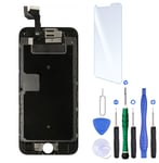 Ecran Complet Remplacement pour iPhone 6S Noir avec Verre Trempe +Kit