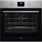 AEG 6000 Series Integrated Oven, BEX335011M 72L, LED Display, Turbo Grill, True Fan Cooking, Moist Fan Baking, Pizza Setting, MultiLevel Cooking, Class A Energy