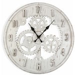 Forster Horloge Murale pour la Cuisine, le Salon, la Salle à Manger ou la Chambre. Pendule Murale, , Dimensions (h x l x l) 60 x 4,5 x 60 cm, Bois,