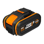 WORX - Batterie Lithium-Ion 20 V / 5 Ah - Batterie WORX 20 V compatible avec outils de bricolage et de jardinage WORX PowerShare 20V / 40V - Longue durée de vie