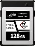 Express Type B Caméra Carte Mémoire 128Go Pour Nikon Z6Ii/Z7Ii/Z9/D6/D5/D850/D500,Pour Canon Eos-1Dx/C300/C500/R5 R5C R3,Pour Panaso Gh6/S1/S1R/S1K, Dji Ronin 4D, Raw 8K 4K