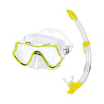 Mares Vento Ensemble de plongée Masque Adulte Plus Snorkel Adulte Jaune