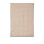 Ogland - Naked Percale Single Duvet Cover - Egypt Sand 140x200 - Dynetrekk - Emma Hedberg - Brun